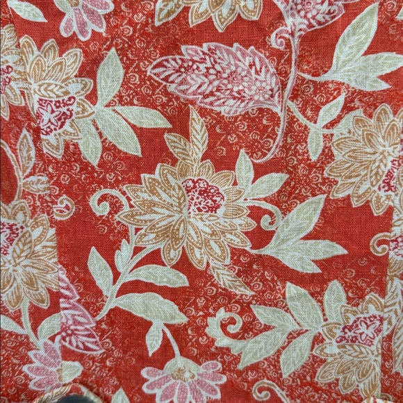 Vintage 90s Coldwater Creek Floral Linen Blend Midi Dress 10 Coastalgrandma - Picture 9 of 10